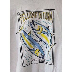 Ocean & Coast Men's T-Shirt Short Sleeve Yellowfin‎ Tuna Graphic 2XL New A105